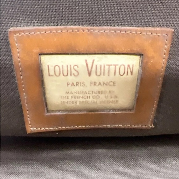 Louis Vuitton Brown Monogram Vintage Pullman Canvas Suitcase. - Picture 5 of 17